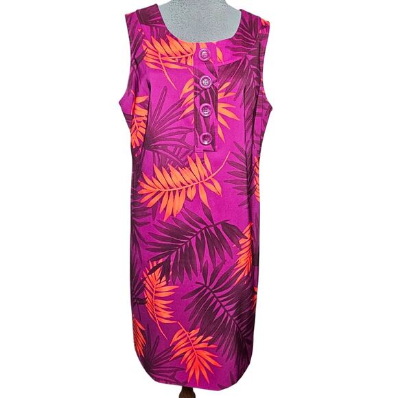 Jessica Howard Tropical Dress Size 14 - Picture 1 of 4